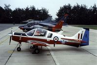 XX713 @ EBST - RAF Bulldog T.1 XX713 at EBST eighties - by Guy Vandersteen