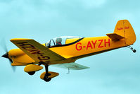 G-AYZH @ EGTH - Flypast - by dave marshall
