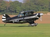 G-FOLY @ EGBR - Hot arrival - by dave marshall