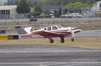 N8370D @ KPAE - Beech J35 taking off. - by Eric Olsen