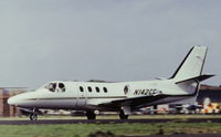 N142CC @ EGLF - At the 1974 SBAC show, copied from slide. - by kenvidkid