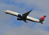 N723TW @ EGLL - Boeing 757-231 departing London Heathrow. - by moxy
