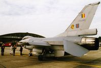 FA-80 @ EBST - BAF F-16A FA80 (31 Tiger Sqn) at EBST Sept 87 (crashed Geetbets Belgium 29 April 1997) - by Guy Vandersteen