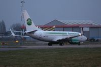 D-AGEQ @ EGSH - Arriving at Norwich - by AirbusA320