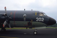 302 @ EHDL - Nose of Marineluchtvaartdienst (MLD Netherlands Naval Aviation) Lockheed P-3C Orion at Deelen Air Base Open Day 1983 - by Van Propeller