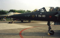 BA60 @ EHDL - Belgian Air Force Dassault Mirage 5BA at Deelen Air Base Open Day 1983 - by Van Propeller