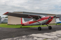 N5080E @ 8D1 - Cessna 180B N5080E at New Holstein, WI. - by Graham Dash