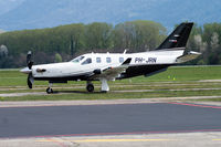 PH-JRN @ LSZL - At Locarno-Magadino airport, civil side - by sparrow9