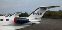 G-FLBK @ EGLK - BLINK CESSNA MUSTANG'S ON THE TERMINAL RAMP - by BIKE PILOT