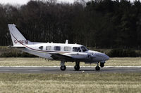 G-BFIB @ EGCN - PA-31 G-BFIB landing at EGCN/DSA - by dave@donnyradar.co.uk