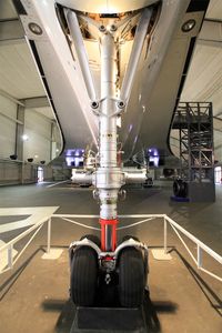 F-WTSS @ LFPB - Aerospatiale-BAC Concorde Prototype, Front landing gear, Air & Space Museum Paris-Le Bourget Airport (LFPB-LBG) - by Yves-Q
