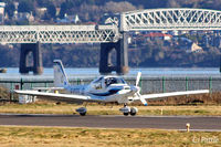 G-BYXX @ EGPN - Landing at Dundee - by Clive Pattle