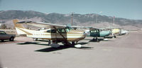 N8942T - At Carson City, NV, original paint scheme, just before being repainted (as seen in 1st photo) - by David Stevens