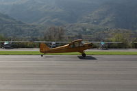 N6900H @ SZP - 1946 Piper J3C-65 CUB, Lycoming O-290 135 Hp upgrade by STC, landing roll Rwy 22 - by Doug Robertson