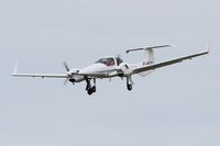 F-HCSV @ LFRB - Diamond DA-42 Twin Star, On final rwy 25L, Brest-Bretagne airport (LFRB-BES) - by Yves-Q