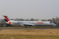 F-GRGL @ LFRB - Embraer EMB-145EU, Take off run rwy 25L, Brest-Bretagne Airport (LFRB-BES) - by Yves-Q