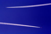 UNKNOWN @ KLAX - Alaska and Southwest crossing paths North and South bound over KLAX - by Mark Kalfas