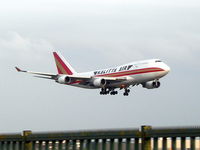 N744CK @ EBOS - Moments before touchdown rwy 26