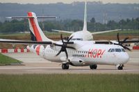 F-HOPL @ LFPO - ATR 72-600, Lining up rwy 08, Paris-Orly Airport (LFPO-ORY) - by Yves-Q