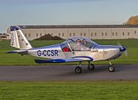 G-CCSR @ EGBR - Looking for a parking slot - by dave marshall