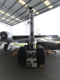 VH-EBC - A little bit of what once was a big aircraft!! Part of landing gear now at Caloundra Musuem. - by magnaman