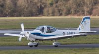 G-BYXT @ EGXU - UAS taxying out for rwy 03 at Linton. - by Steve Raper