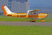 G-ASUP @ EGFF - Skyhawk, MOD St Athan based, power checks prior to departing.