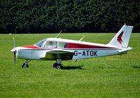 G-ATOK @ EGLM - Piper PA-28-140 Cherokee at White Waltham. - by moxy