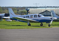 G-BJCW @ EGTF - Piper PA-32R-301 Saratoga SP at Fairoaks. Ex N2866U - by moxy
