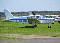 G-BXWO @ EGTF - Piper PA-28-181 Cherokee Archer II at Fairoaks. Ex D-ENHA - by moxy