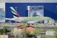 F-WWSN @ LFBO - Airbus A380-861, Toulouse-Blagnac airport (LFBO-TLS) - by Yves-Q