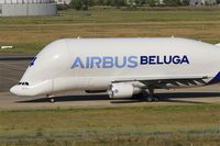 F-GSTD @ LFBO - Airbus A300B4-608ST Beluga, Taxiing to holding point rwy 14R, Toulouse-Blagnac Airport (LFBO-TLS) - by Yves-Q