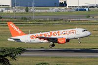 G-EZEW @ LFBO - Airbus A319-111, Landing rwy 14R, Toulouse-Blagnac Airport (LFBO-TLS) - by Yves-Q