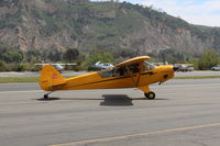 N439 @ SZP - 2014 Stonepine CUBCRAFTERS CCK-1865 EX CARBON CUB, Lycoming O-360 based CC340 with O-320 cylinders rated at 180 Hp for 5 minutes, 80 Hp continuous, wing Micro vortex generators, taxi off the active - by Doug Robertson