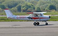 G-BRBH @ EGFH - Visiting Cessna1 - by Roger Winser