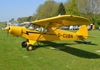 G-CUBN @ EGHP - Piper PA-18-150 Super Cub at Popham. Ex SE-ECN - by moxy