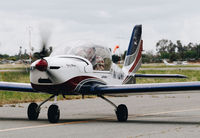 N712MF @ KRHV - Locally-based 2006 Sportstar taxing out for departure at Reid Hillview Airport, San Jose, CA. - by Chris Leipelt