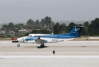 N831UP @ KMRY - 2014 King Air 350 landing at Monterey Regional Airport. - by Chris Leipelt