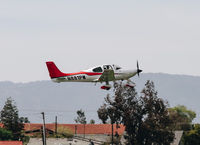 N881PM @ KRHV - Locally-based 2014 Cirrus SR22T Turbo departing at Reid Hillview Airport, San Jose, CA. - by Chris Leipelt