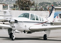 N772MD @ KRHV - 1997 Beechcraft B36TC Bonanza taxing out for departure at Reid Hillview Airport, San Jose, CA. - by Chris Leipelt