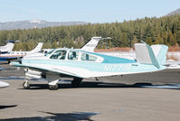 N17718 @ KTVL - 1977 Beechcraft V35B Bonanza visiting from Lodi, CA at South Lake Tahoe Airport, CA. - by Chris Leipelt