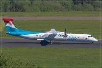 LX-LGG @ EDDR - Bombardier DHC-8-402Q Dash 8 - by Jerzy Maciaszek