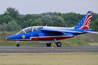 E127 @ LFSI - Dassault-Dornier Alpha Jet E (F-UGFK), Landing rwy 29, St Dizier-Robinson Air Base 113 (LFSI) Open day 2017 - by Yves-Q