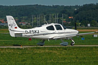 D-ESKJ @ LSZG - At run-up position RWY 06. - by sparrow9