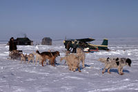 N9625B @ OME - N9625B in Nome Alaska in the Winter, brrrrrrrr - by Photovault.com