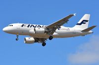 OH-LVI @ EFHK - Landing of Finnair A319 - by FerryPNL