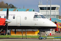 G-LGNU @ EGPN - Pictured at Dundee showing the gaelic inscription on the starboard side of 'Dundee' - by Clive Pattle