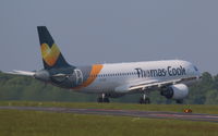 YL-LCO @ EGSH - Lift off from RWY 09 - by AirbusA320