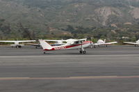 N84567 @ SZP - 1969 Cessna 172K SKYHAWK, Lycoming O-320-E2D 150 Hp, another landing roll Rwy 22 - by Doug Robertson