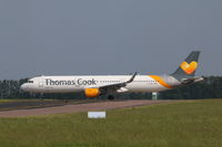 G-TCDO @ EGSH - diverted into Norwich for fuel - by AirbusA320